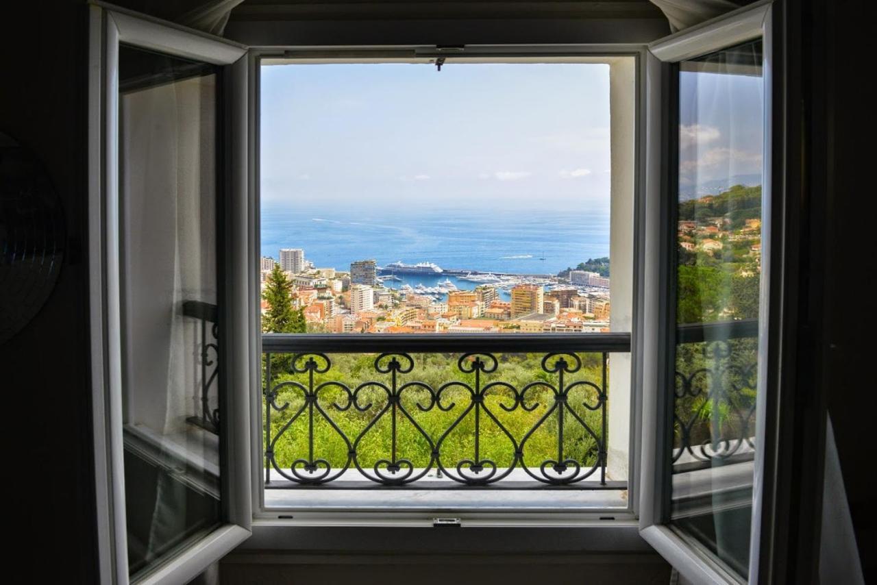 Le Mas D'Angeline, Vue Mer, Jardin Commun, Parking, Voiture Requise, 10 Min En Voiture De Monaco, Route Etroite, Pente Raide, Croisement Limite, Sea View, Shared Garden, Parking, Car Required, 10 Min Drive From Monaco, Narrow Steep Road, Limited Pass Beausoleil Exteriér fotografie