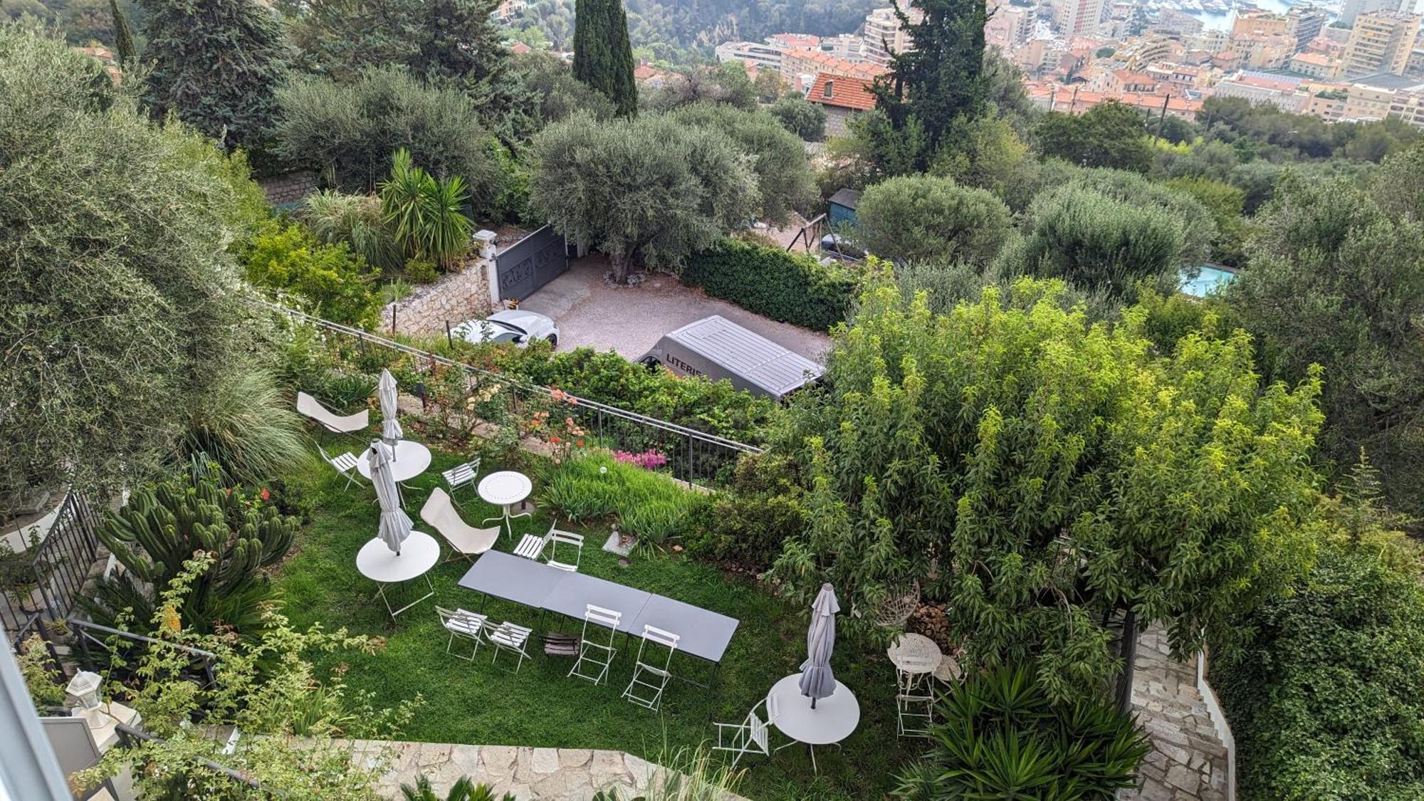 Le Mas D'Angeline, Vue Mer, Jardin Commun, Parking, Voiture Requise, 10 Min En Voiture De Monaco, Route Etroite, Pente Raide, Croisement Limite, Sea View, Shared Garden, Parking, Car Required, 10 Min Drive From Monaco, Narrow Steep Road, Limited Pass Beausoleil Exteriér fotografie
