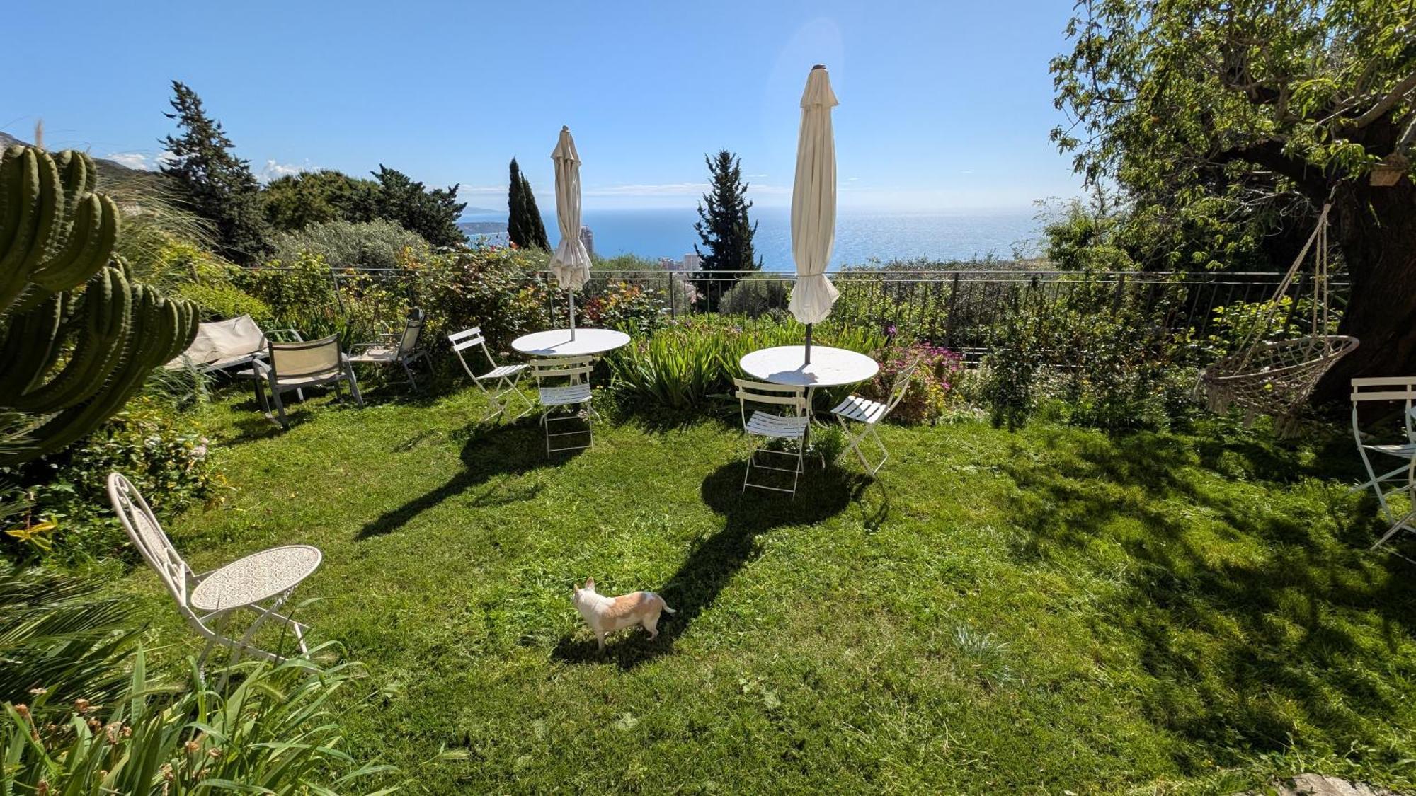 Le Mas D'Angeline, Vue Mer, Jardin Commun, Parking, Voiture Requise, 10 Min En Voiture De Monaco, Route Etroite, Pente Raide, Croisement Limite, Sea View, Shared Garden, Parking, Car Required, 10 Min Drive From Monaco, Narrow Steep Road, Limited Pass Beausoleil Exteriér fotografie